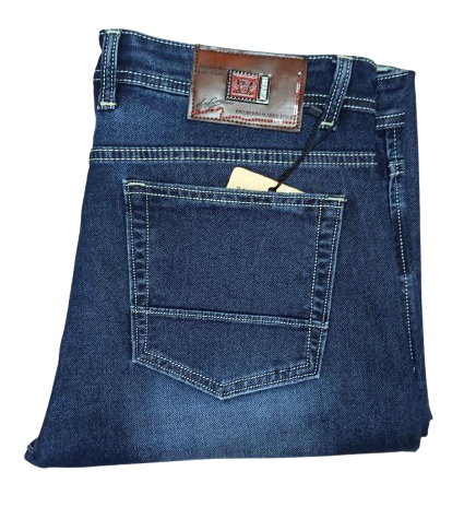 Mens dark blue Relaxed Fit Jeans