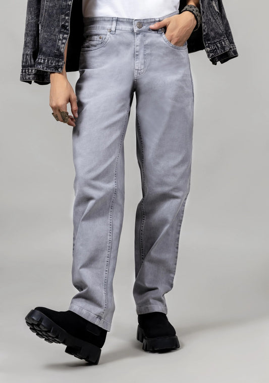 Men Light grey regular Fit Jeans