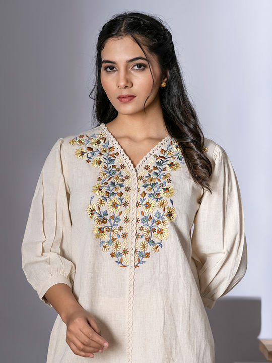 Pure Cotton Printed designer fabric co-ord set