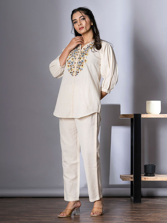 Pure Cotton Printed designer fabric co-ord set