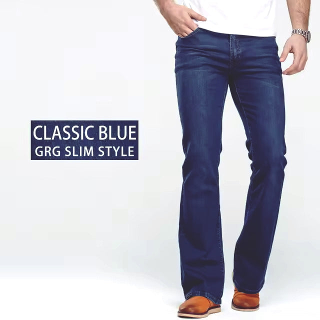 Mens dark blue Relaxed Fit Jeans