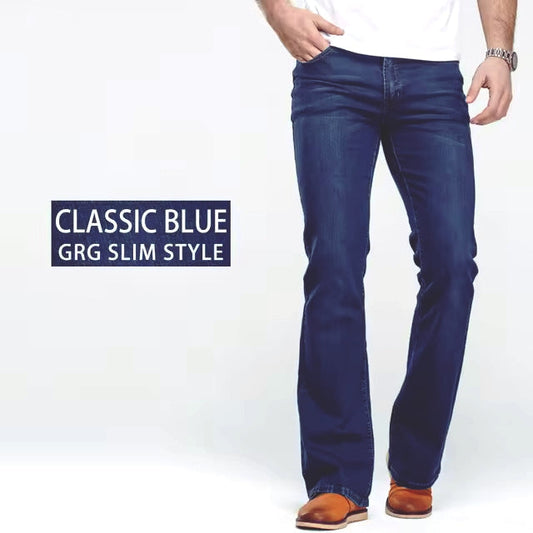 Mens dark blue Relaxed Fit Jeans